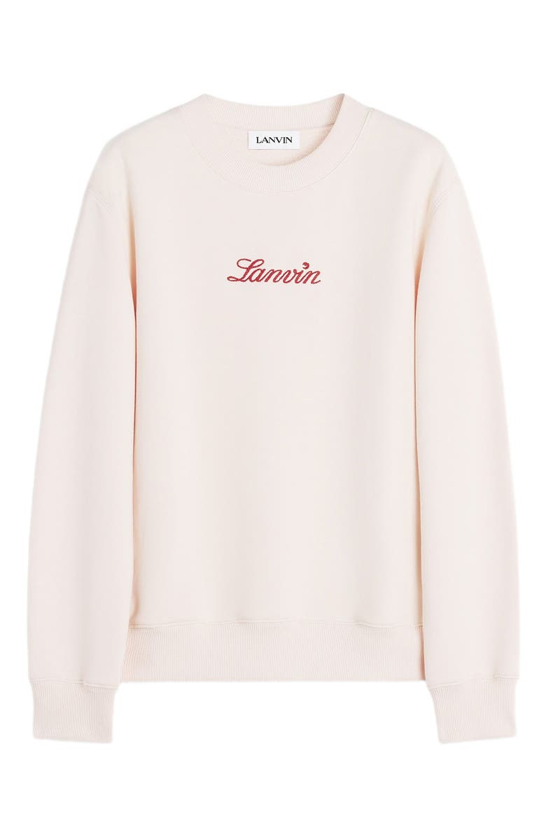 Lanvin EMBROIDERED SWEATSHIRT, Alternate, color, 