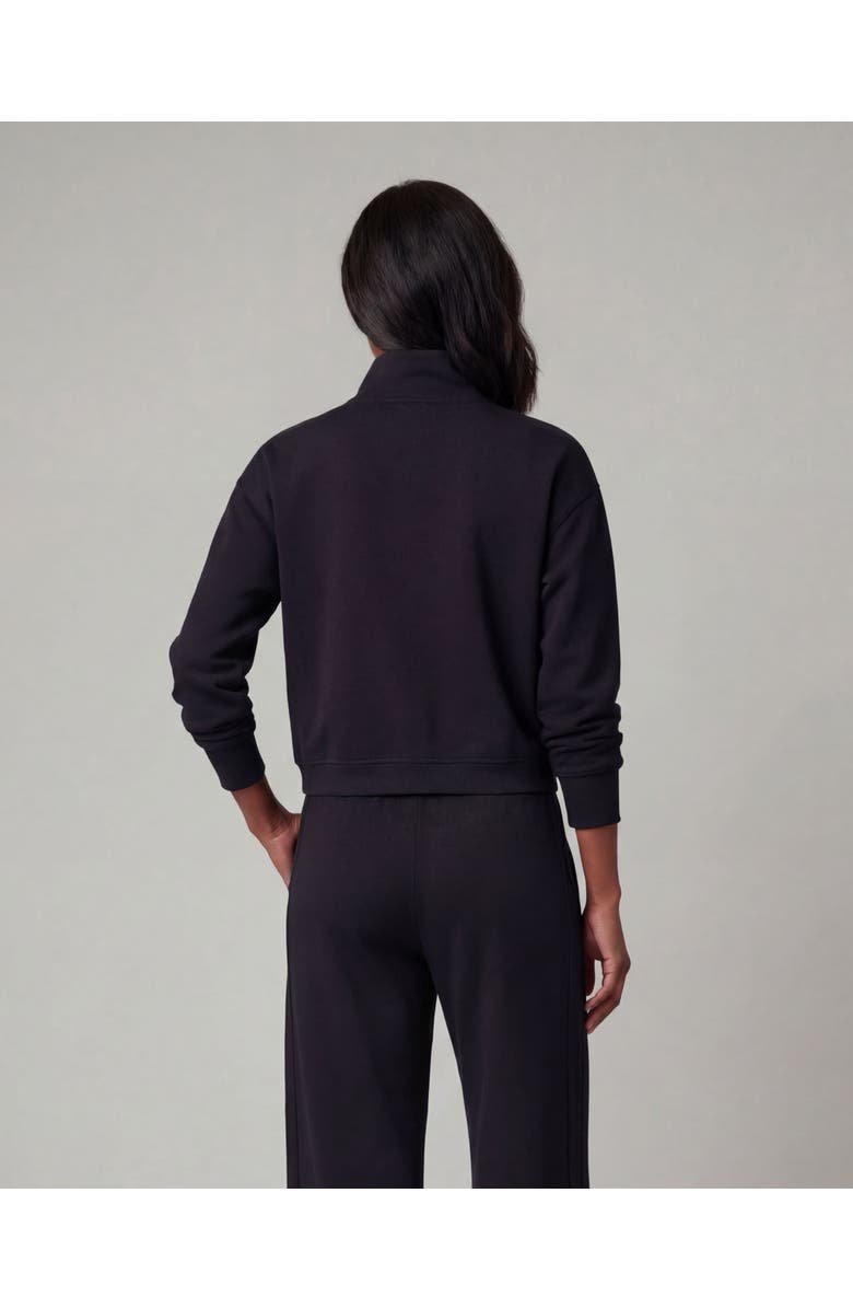 Lords of Harlech Womens Cropped Zip Jacket, Alternate, color, Very Black