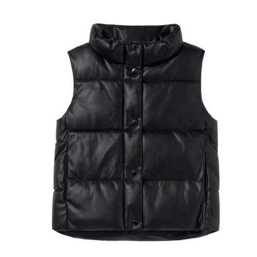 Mayoral Padded Sleeveless Jacket In Brown