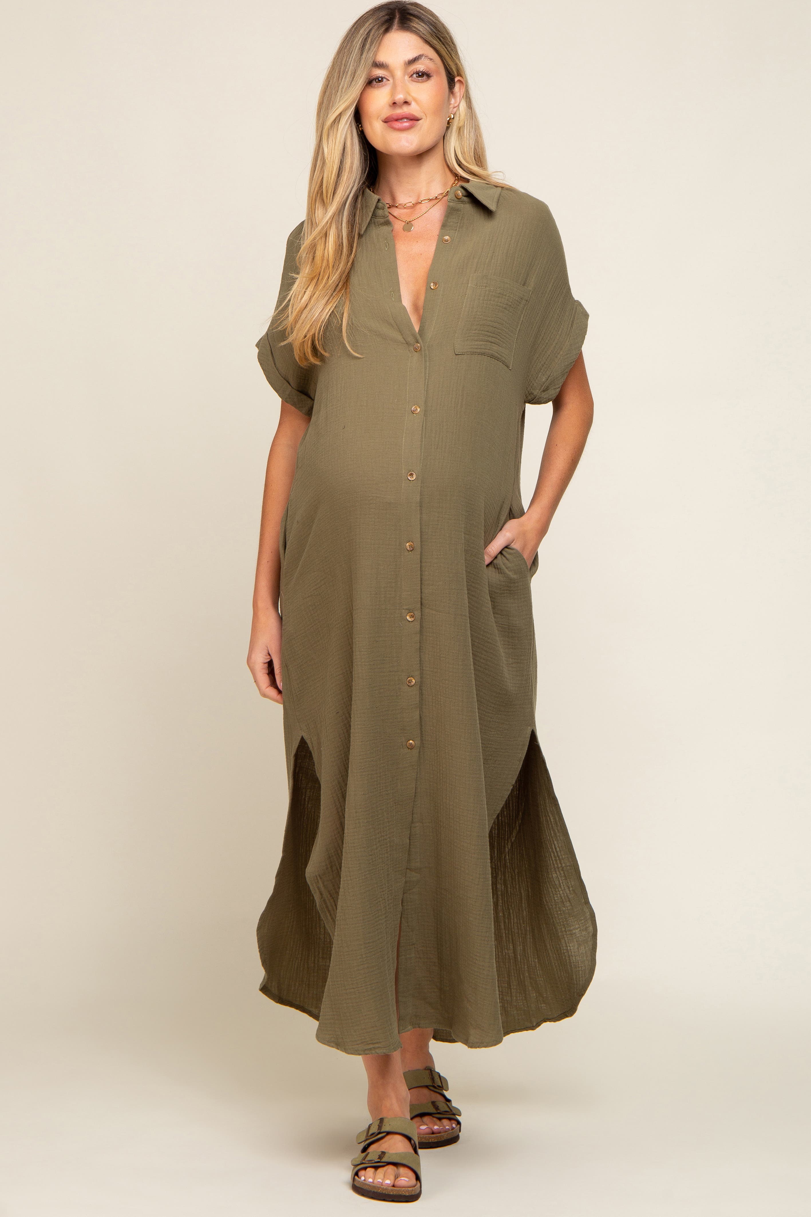 selected Olive Green