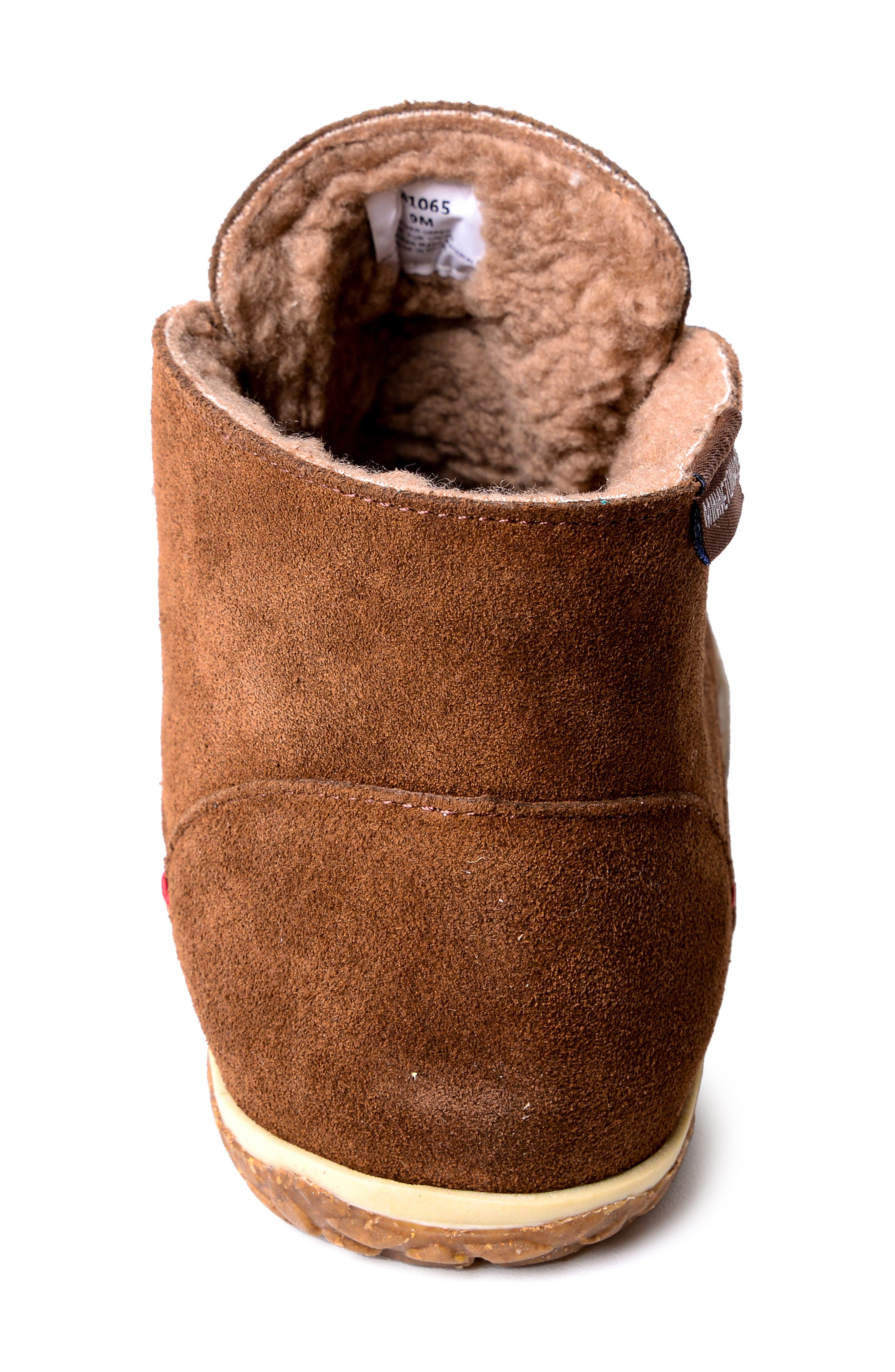 Torrey Berber Fleece Lined Slipper Boot, Alternate, color, WHISKEY