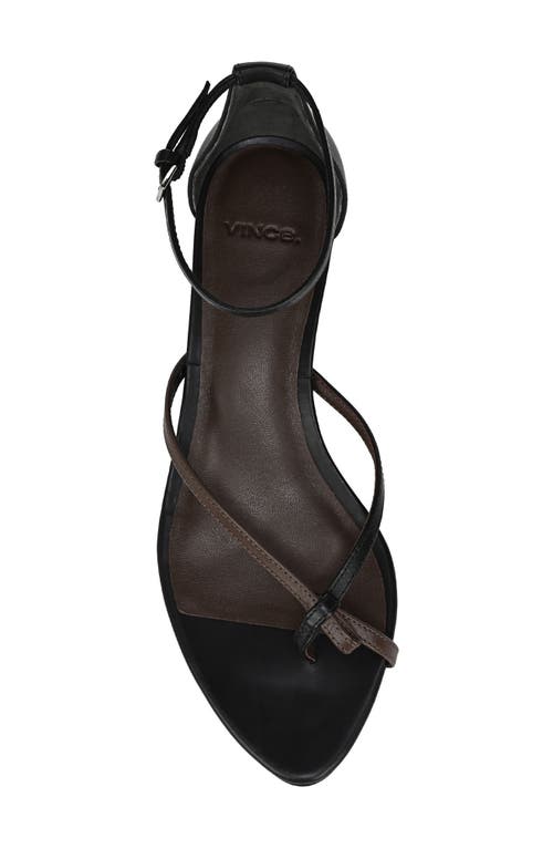 Vince Siri Ankle Strap Kitten Heel Sandal