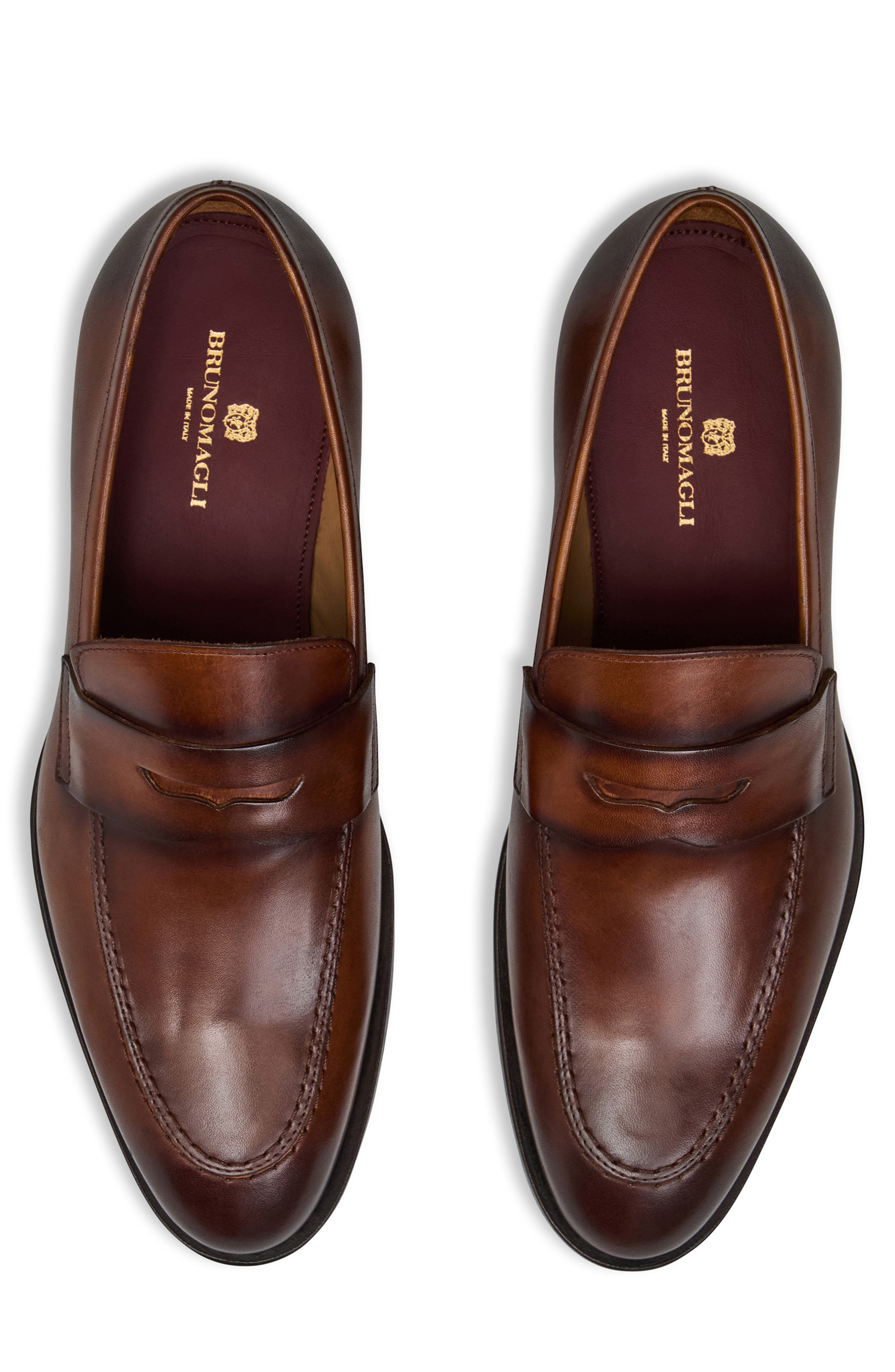 Bruno Magli Payton Penny Loafer, Alternate, color, Cognac