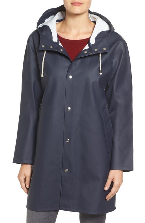 Mosebacke Hooded Long Sleeve Raincoat