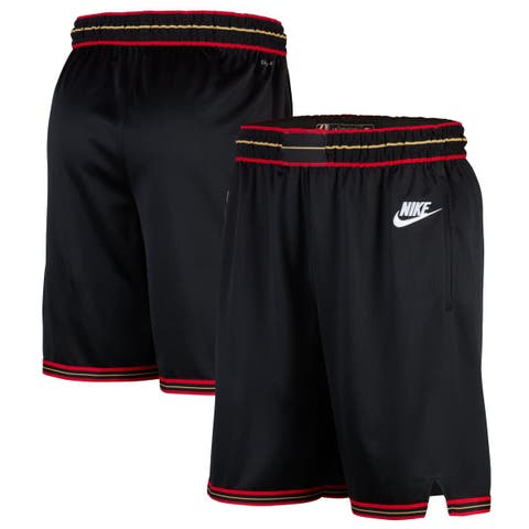 Men's Nike Black Philadelphia 76ers Classic Edition Hardwood Classics Swingman Shorts