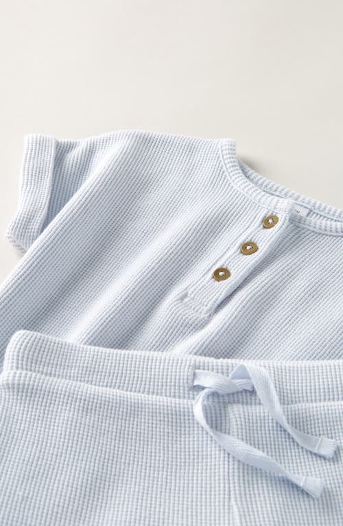 Nordstrom Waffle Knit Henley & Shorts Set