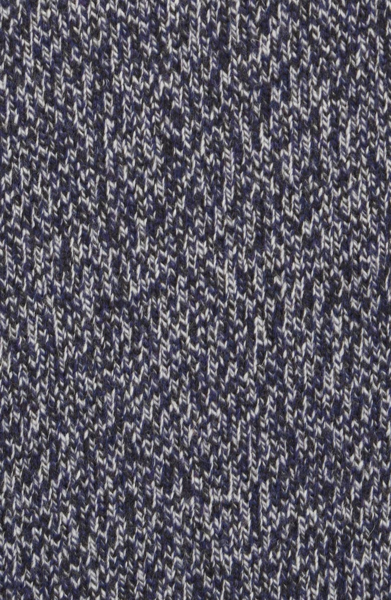 Barbour Sid Half Zip Wool & Cotton Sweater, Alternate, color, Navy Marl