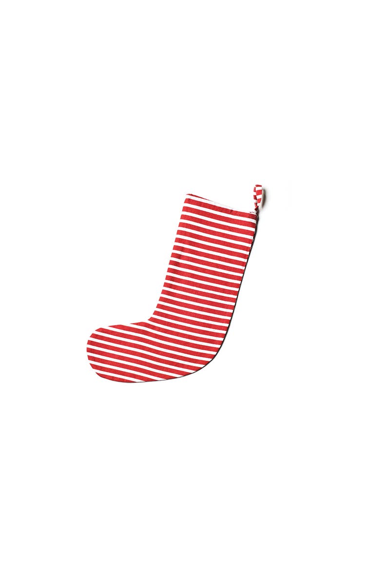 Red Stripe Stocking, Alternate, color, Red