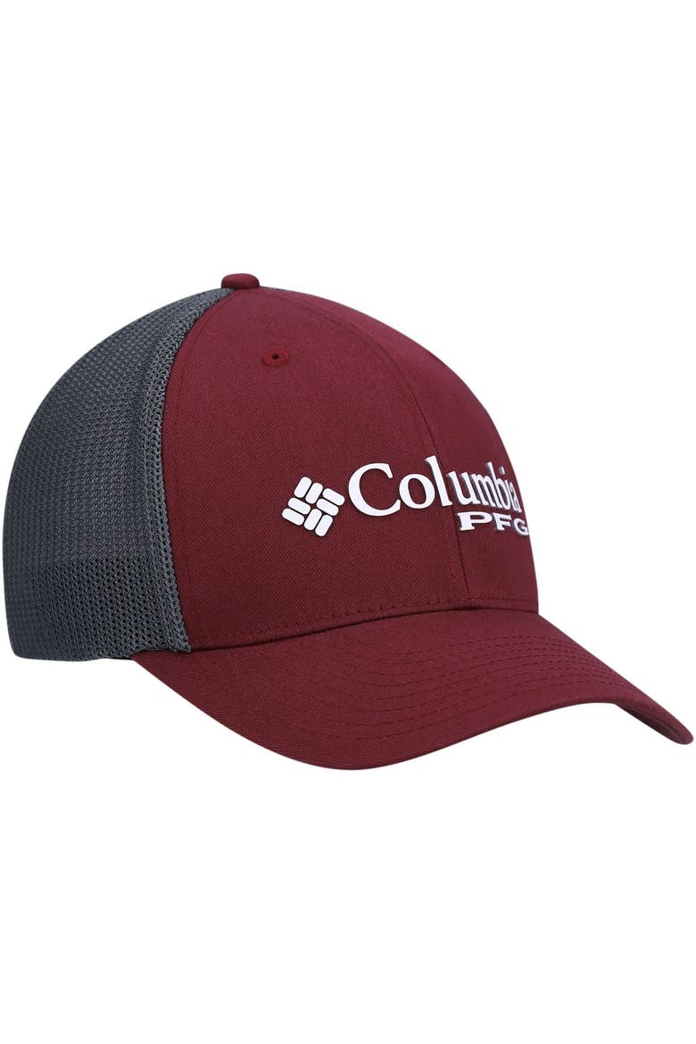 Men's Columbia Maroon Texas A&M Aggies PFG Snapback Adjustable Hat, Alternate, color, Maroon