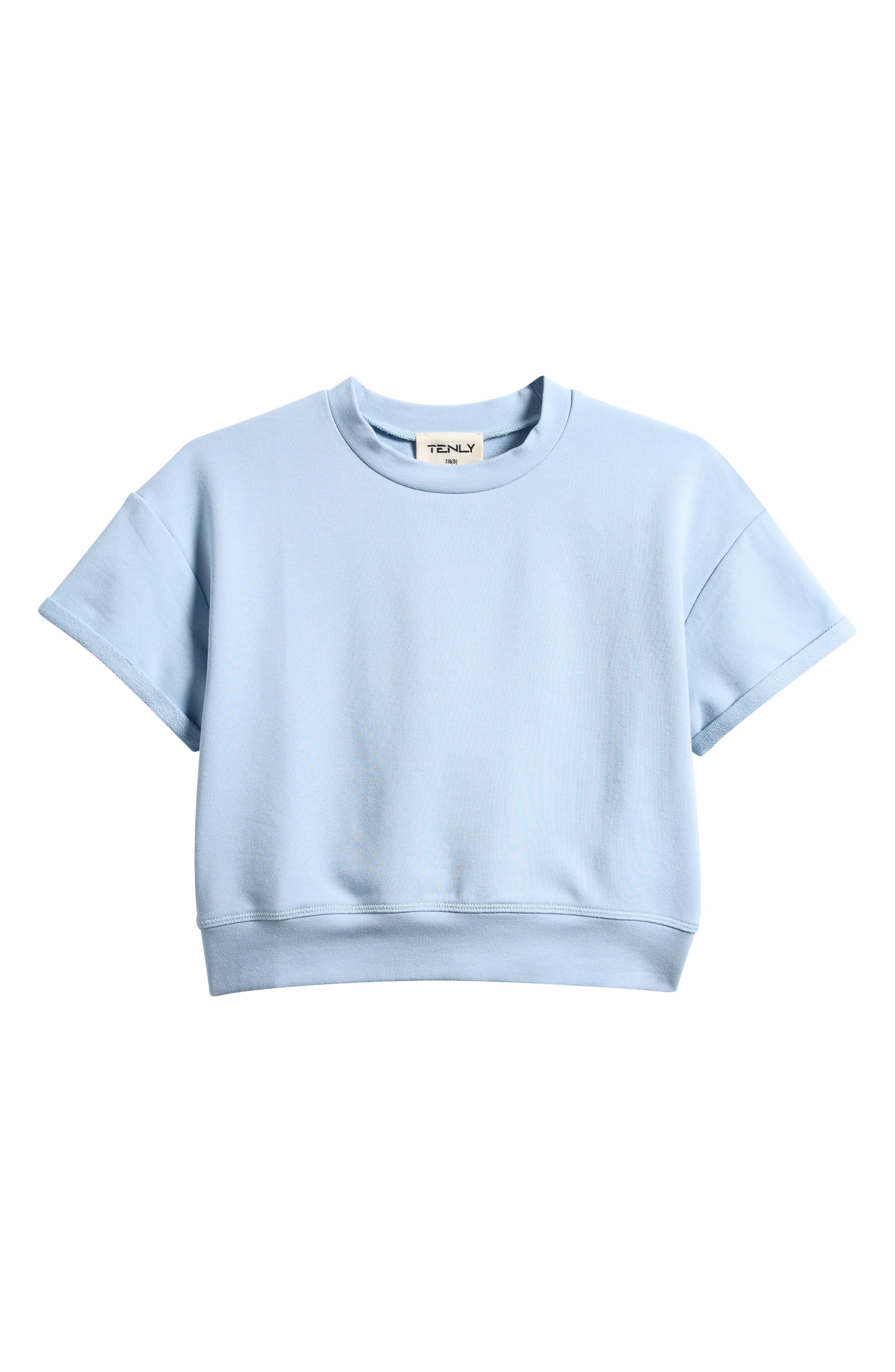 Kids' Cotton Blend French Terry Top (Women) | Nordstrom