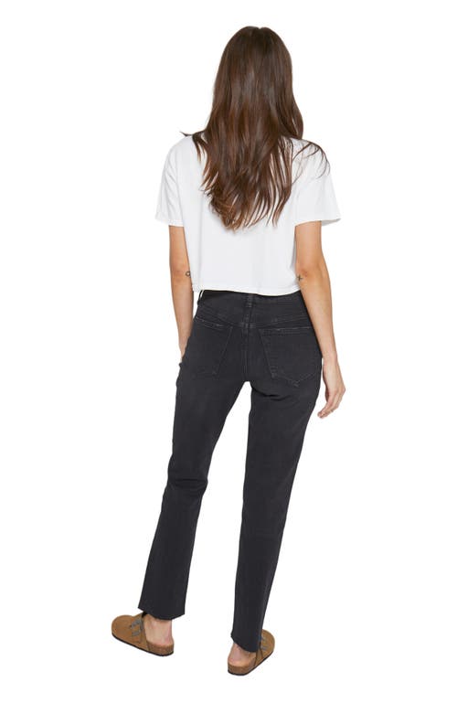 OLIVER LOGAN OLIVER LOGAN CROSBY HIGH RISE RELAXED TAPER FADED BLACK 