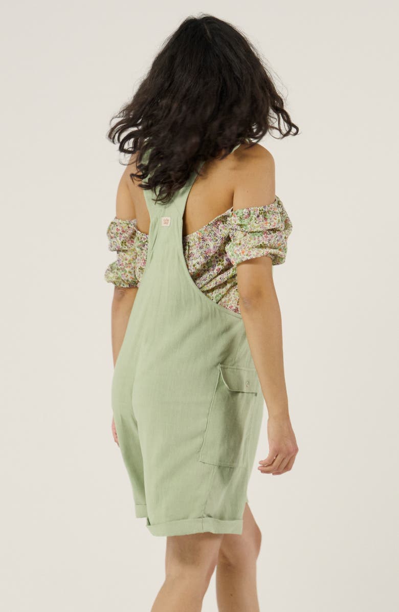 Cache Coeur Eloise Maternity Shorts Overall, Alternate, color, Sage