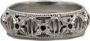 Armenta Romero Black Sapphire Ring