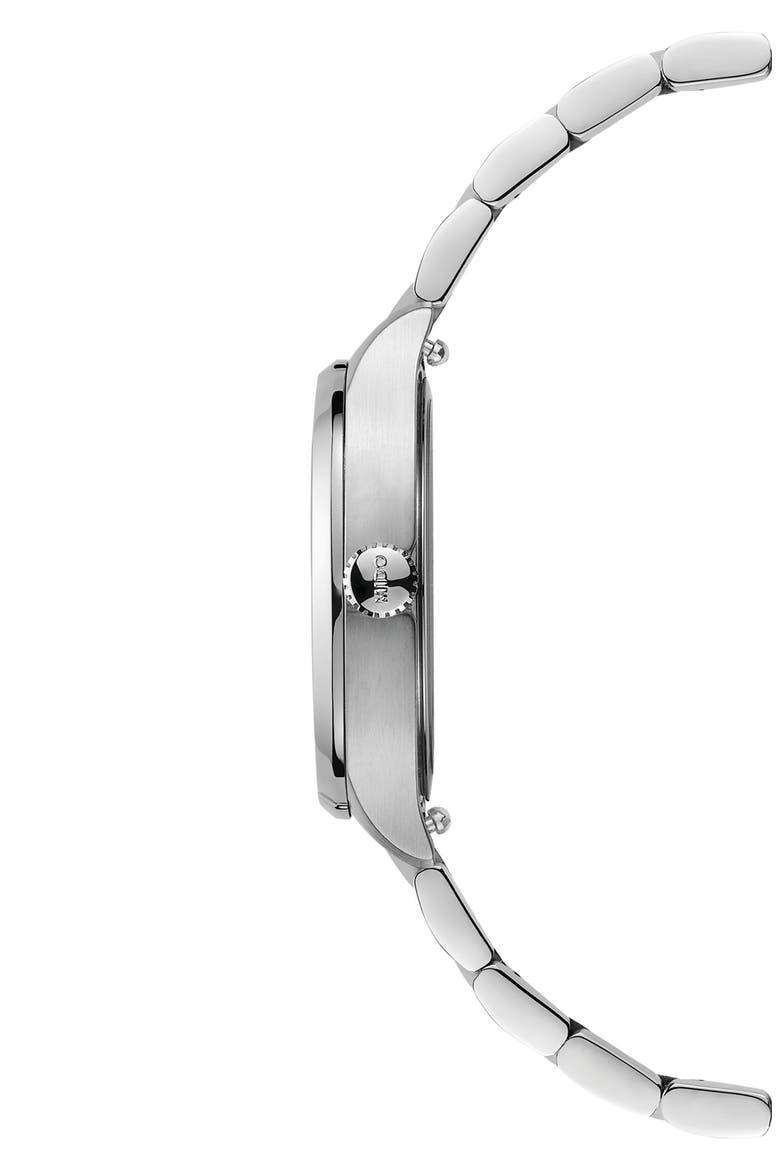 Multifort TV Diamond Bracelet Watch, 27.6mm x 28mm, Alternate, color, GREEN