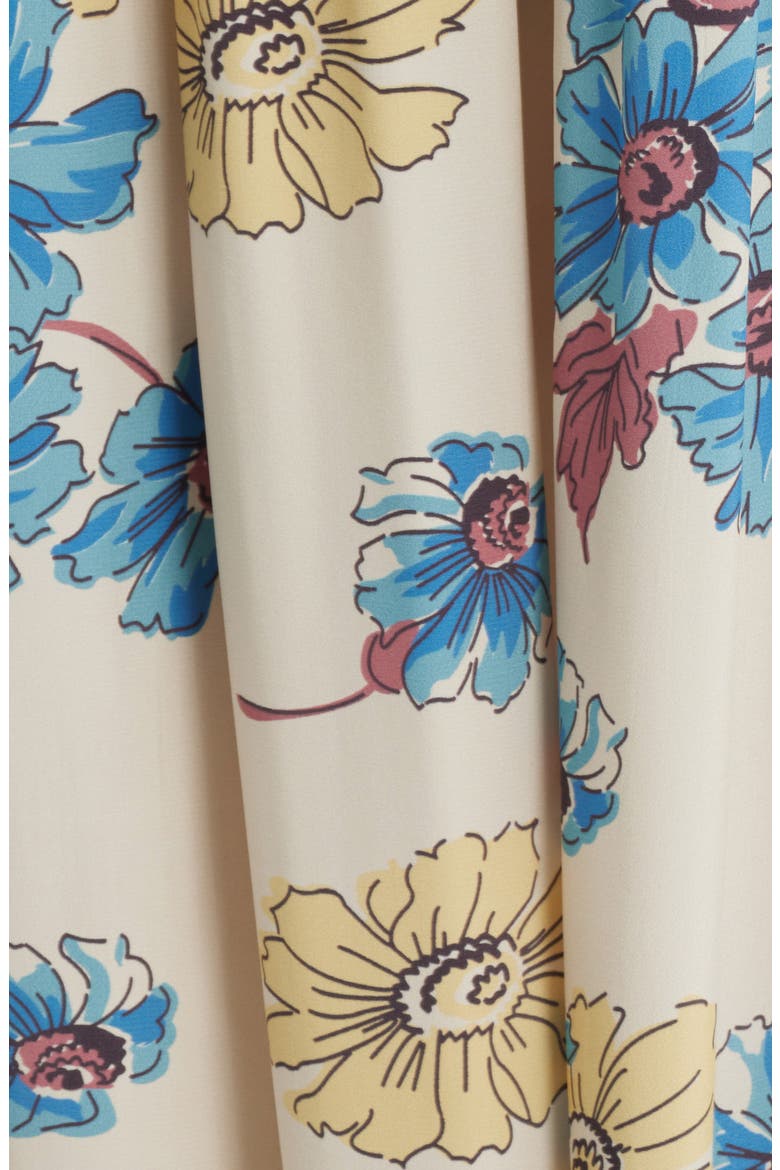 The Highland Floral Midi Skirt, Alternate, color, SUN GOLD FLORAL