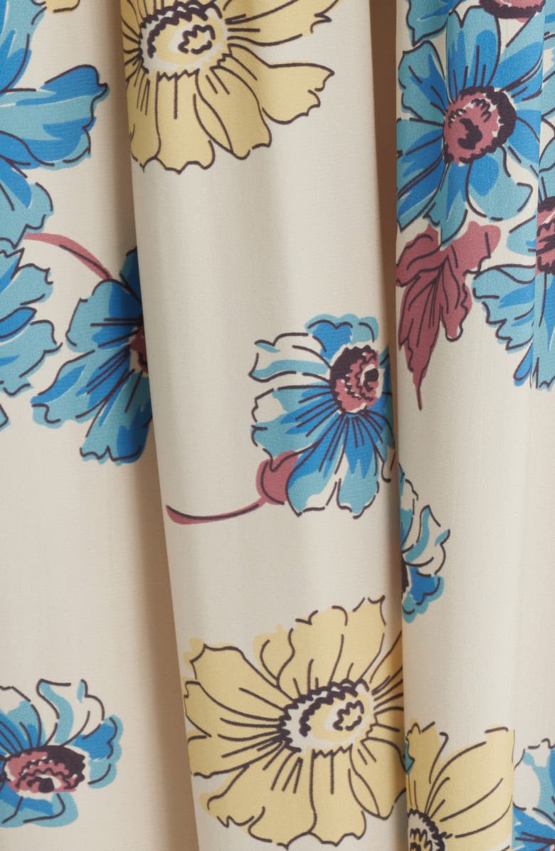 THE GREAT. The Highland Floral Midi Skirt, Alternate, color, Sun Gold Floral