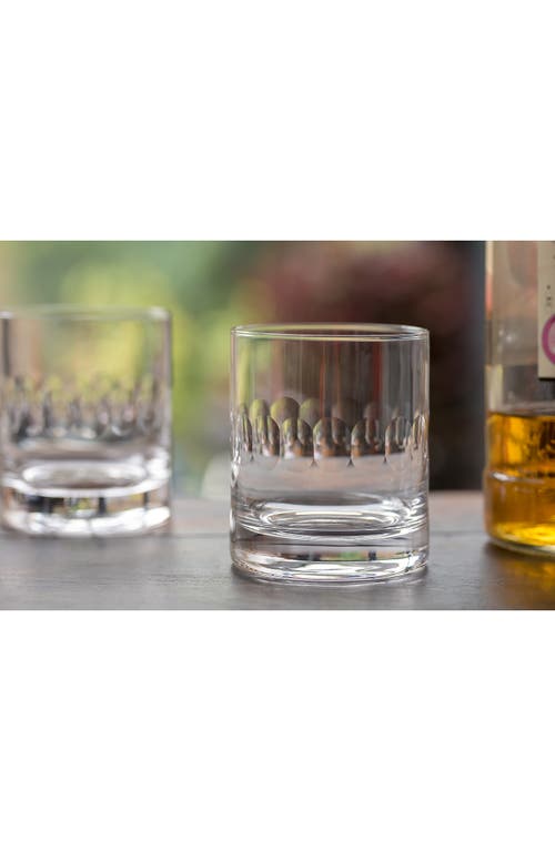 The Vintage List Set Of 2 Crystal Whiskey Glasses In Transparent
