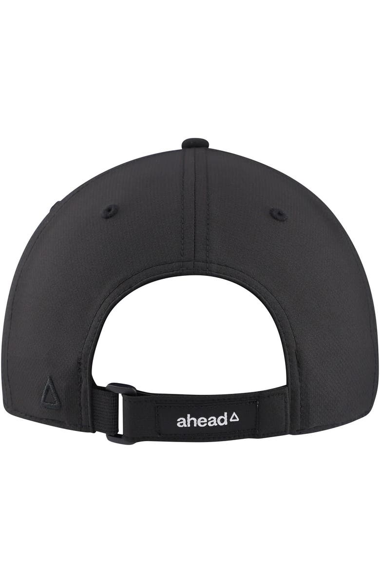AHEAD Men's Ahead Black Genesis Invitational Stratus Structured Ultimate Fit Adjustable Hat, Alternate, color, Black