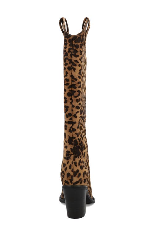 Mia Messini Western Boot In Animal Print