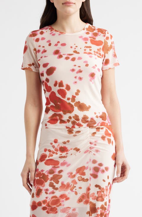 Floral Crewneck T-Shirt