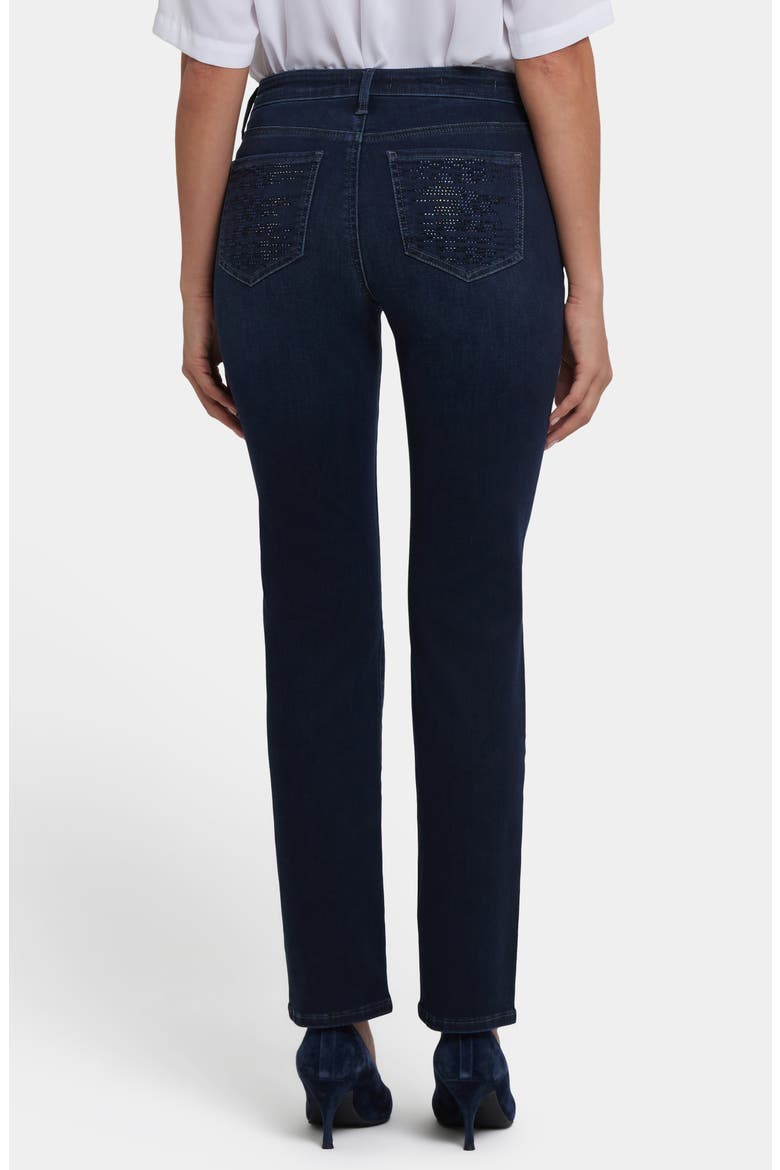 Sheri Rhinestone Skinny Jeans, Alternate, color, BLACKEN BLUE