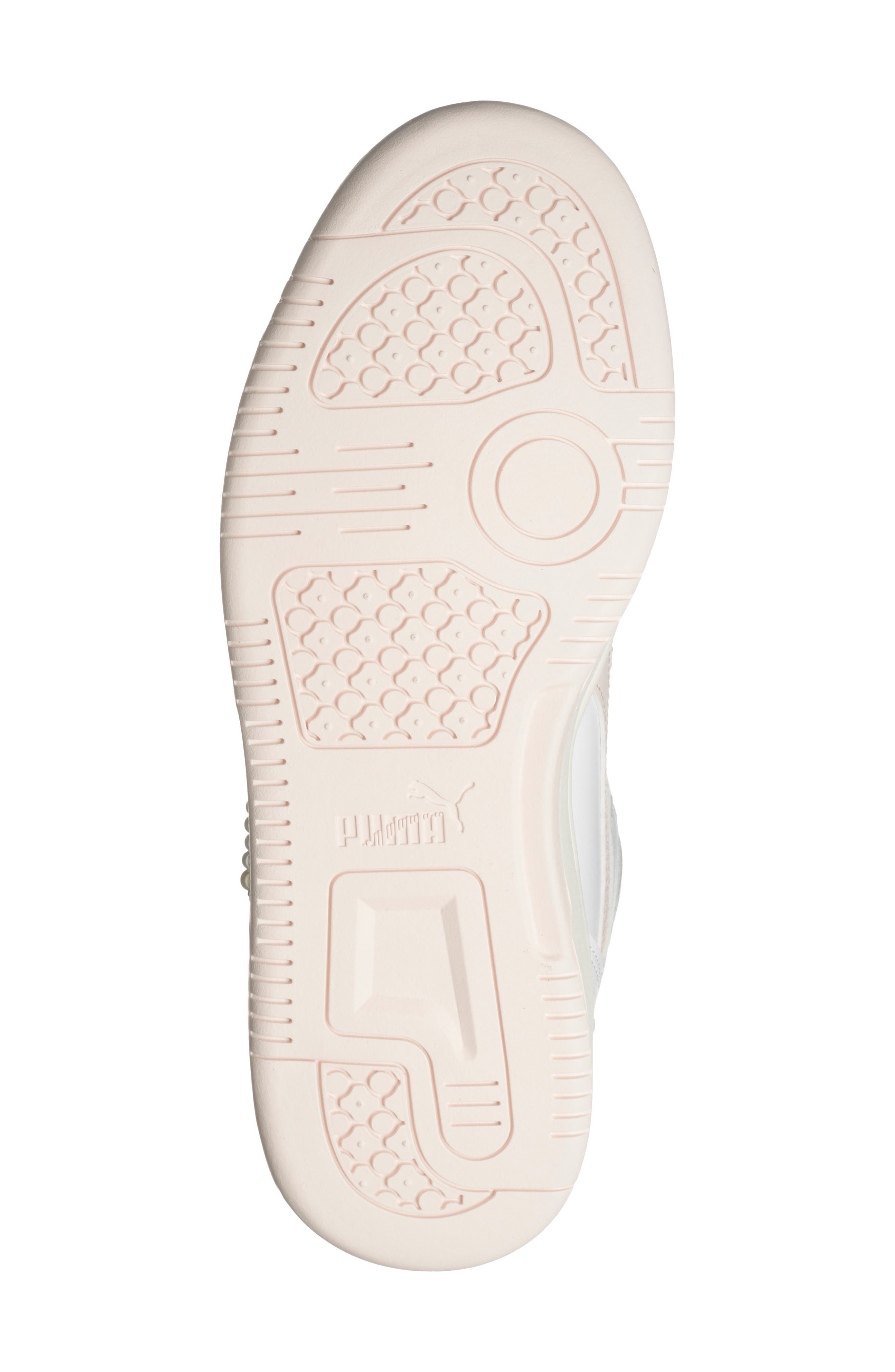 PUMA Rebound Layup High Top Sneaker, Alternate, color, Puma White/ Jasmine / Gold