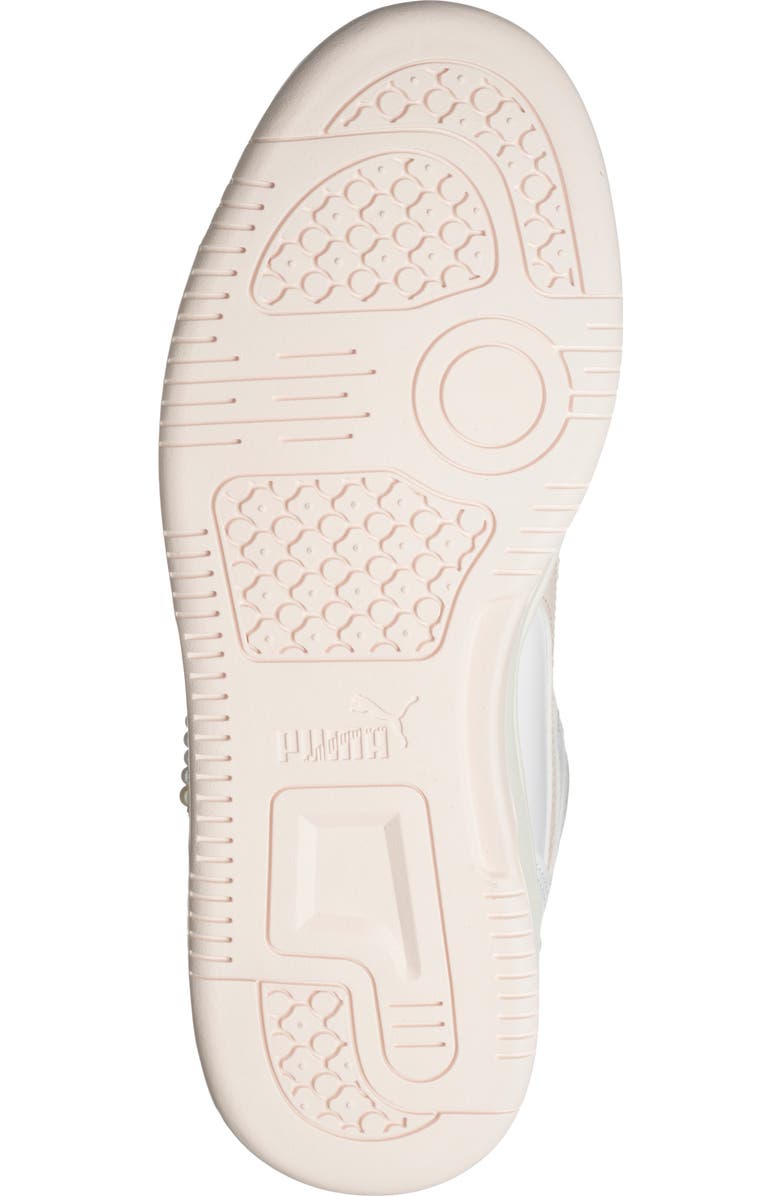 PUMA Rebound Layup High Top Sneaker, Alternate, color, Puma White/ Jasmine / Gold