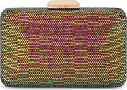 Olga Berg Edith Iridescent Frame Clutch