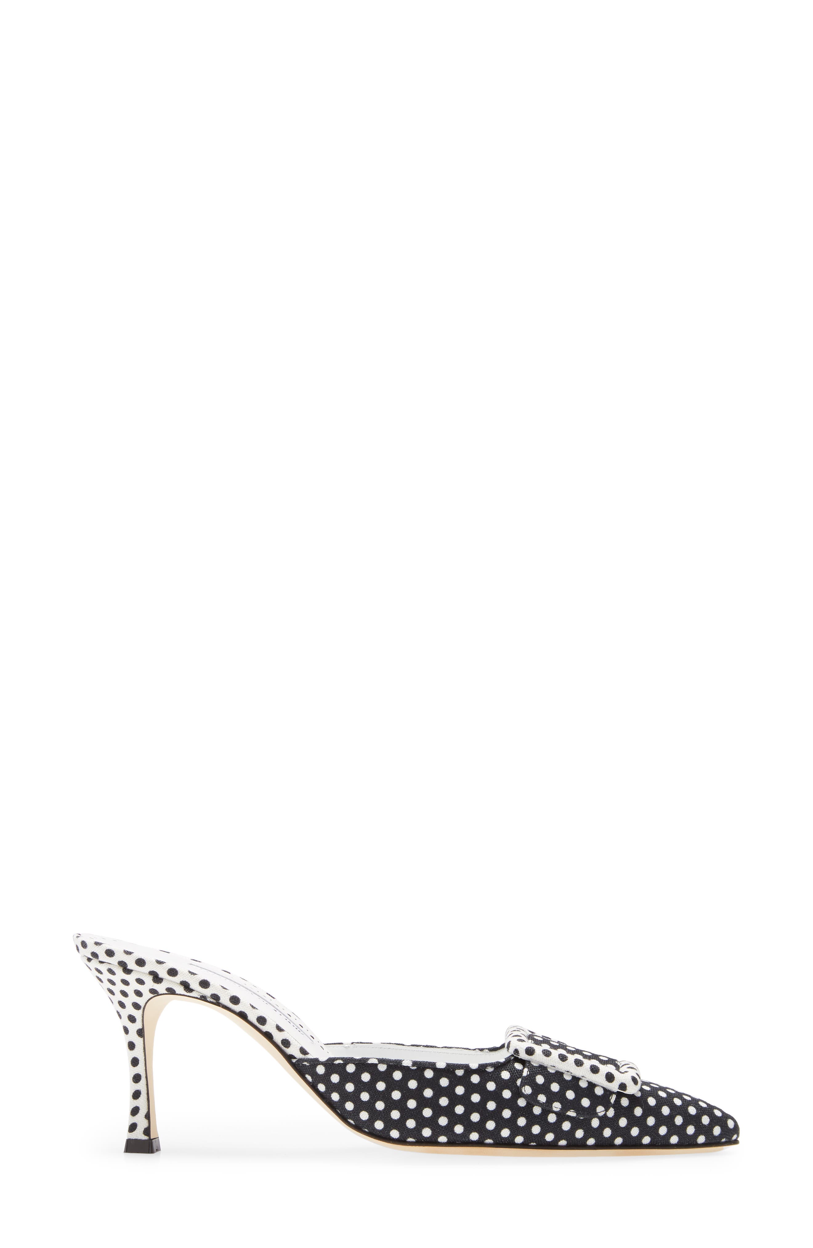 Manolo Blahnik Maysale Buckle Slide Mule, Alternate, color, 