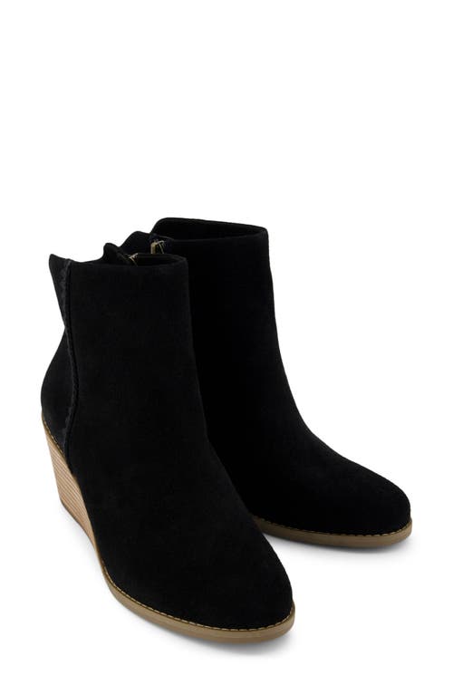 Toms Joanna Wedge Bootie In Black