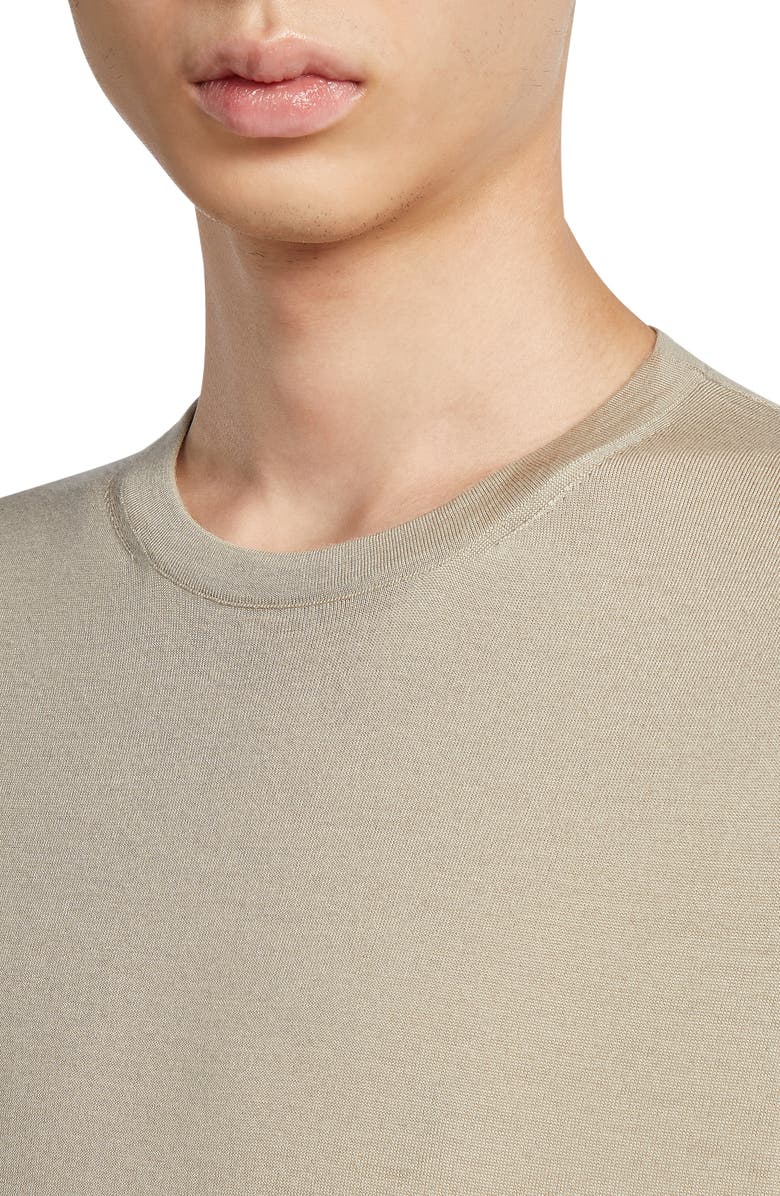ZEGNA Casheta Cashmere & Silk Sweater, Alternate, color, 