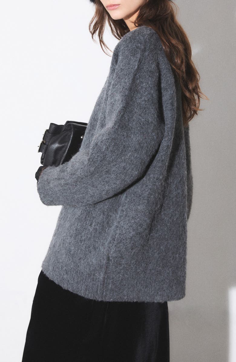 DELUC Easton Cardigan, Alternate, color, Grey Melange