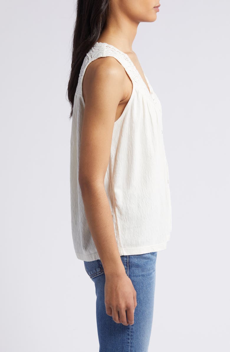 Lucky Brand Lace Trim Tank, Alternate, color, 