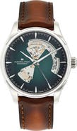 Hamilton Jazzmaster Open Heart Automatic Leather Strap Watch, 40mm
