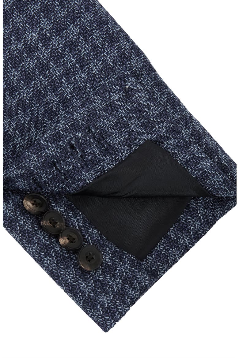 Romana Houndstooth Check Sport Coat, Alternate, color, NAVY