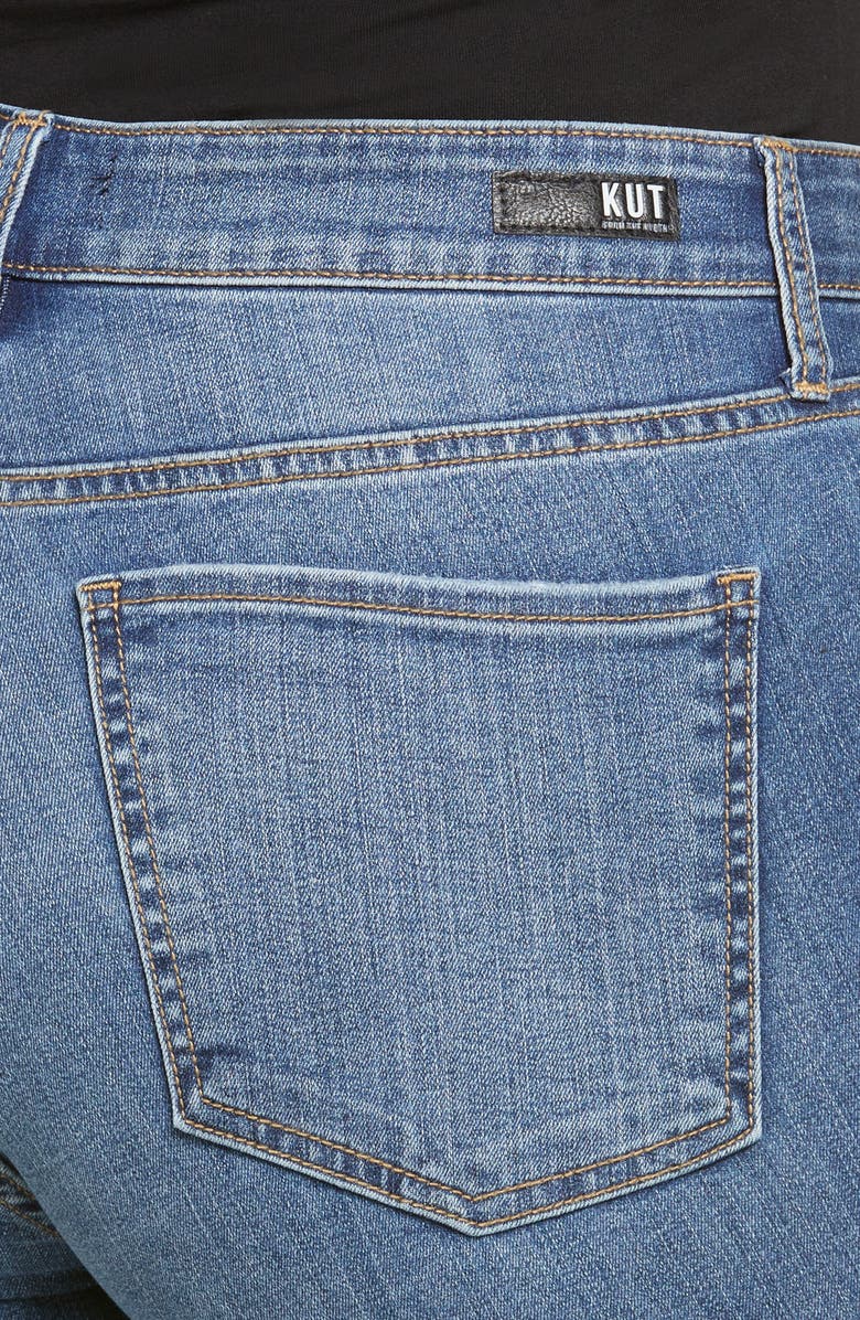 KUT from the Kloth Natalie Fab Ab High Waist Bootcut Jeans, Alternate, color, 