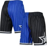 Mitchell & Ness Men's Mitchell & Ness Blue/Black Orlando Magic Hardwood Classics 1994 Split Swingman Shorts