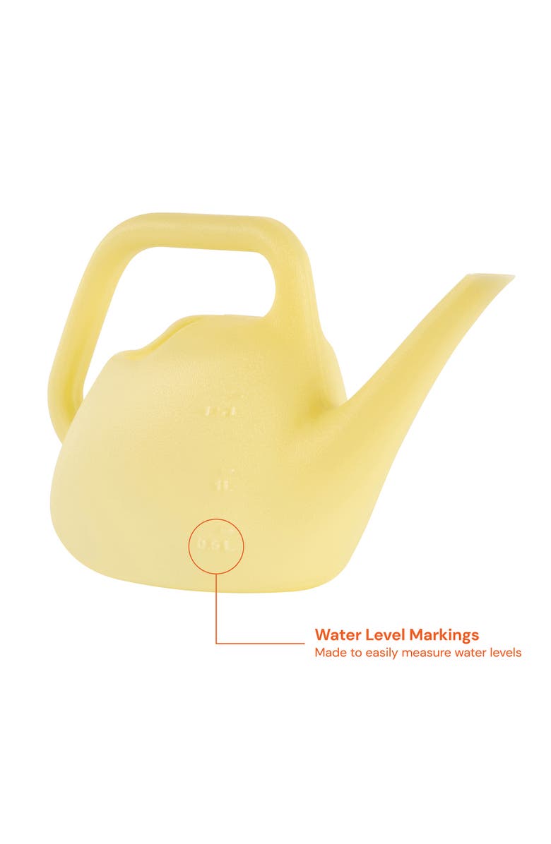 Bloem 0.4 Gallon Translucent Watering Can, Alternate, color, Yellow