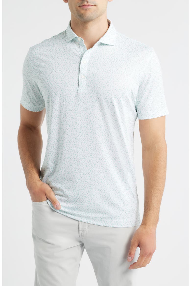 Barbacoa Performance Jersey Polo, Main, color, CILANTRO