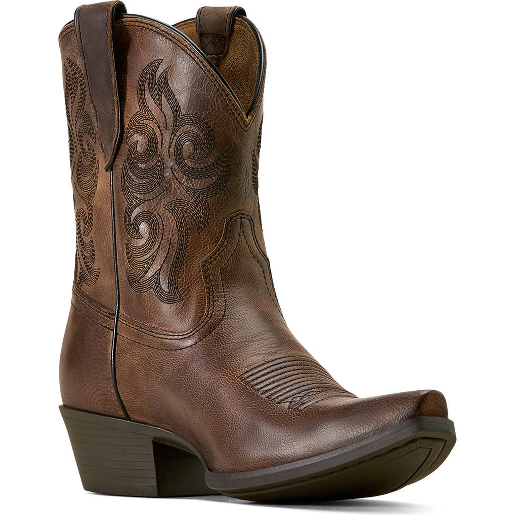 Ariat Lacona X Toe Western Boot In Brown