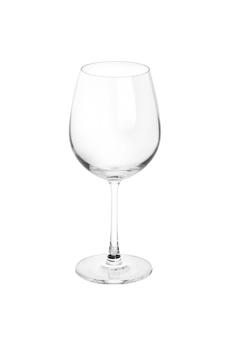 4 Piece 20oz Red Wine Glass Set, Alternate, color, Clear