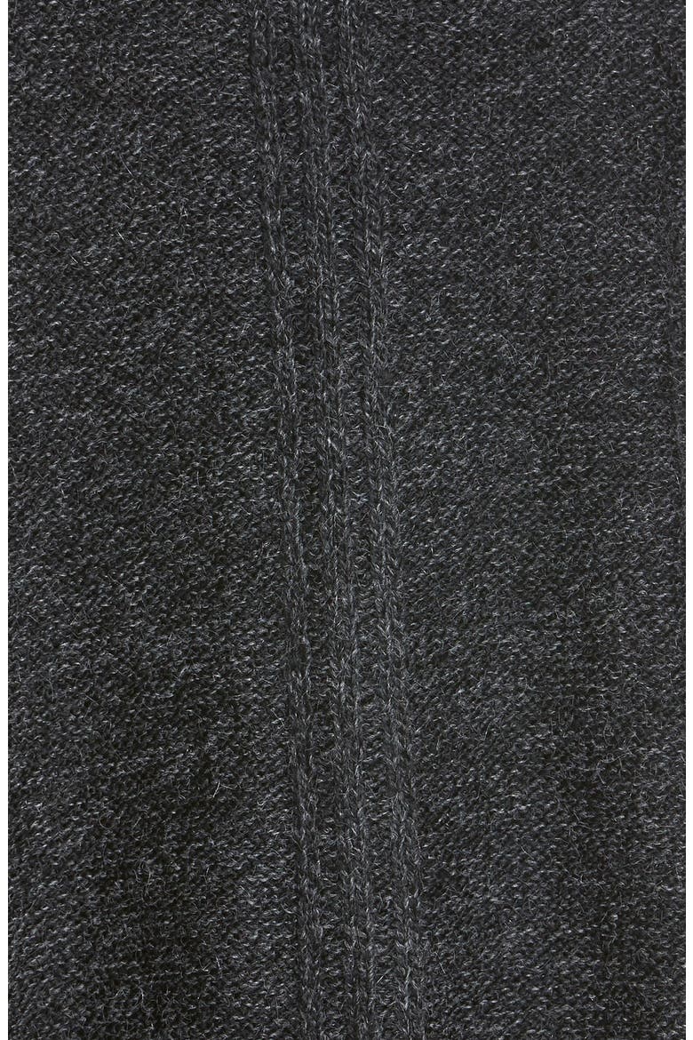 Cable Knit Sweater, Alternate, color, CHARCOAL