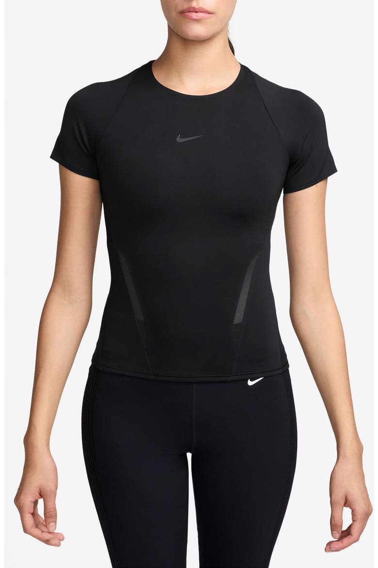 Dri-FIT Short Sleeve Performance T-Shirt, Main, color, 010 BLACK/ DARK SMOKE GREY