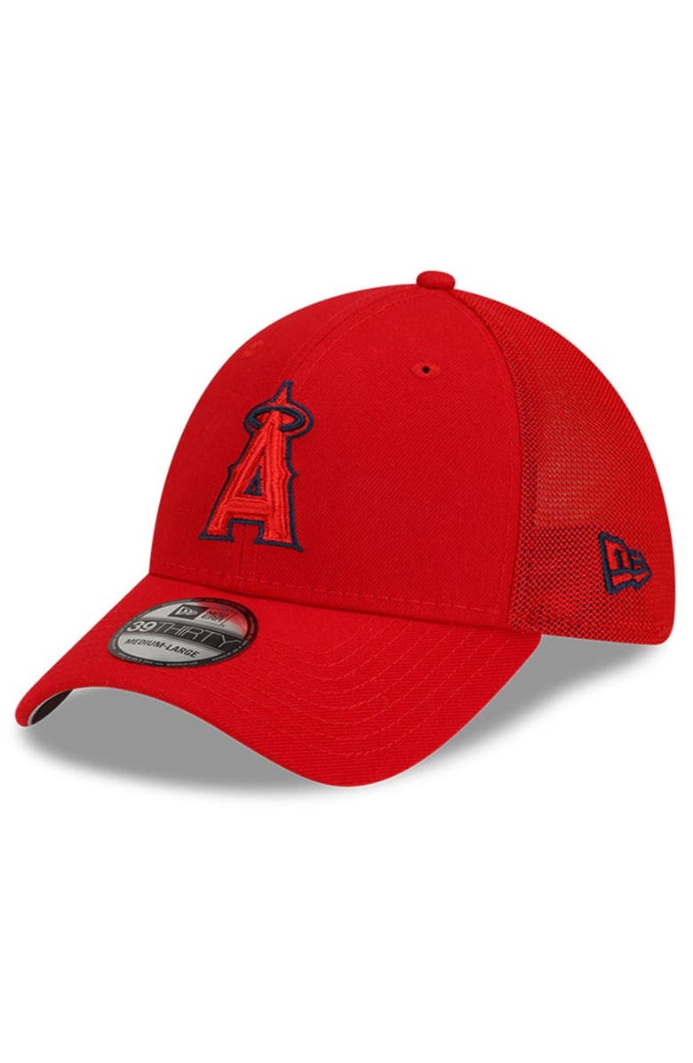 New Era Men's New Era  Red Los Angeles Angels 2023 Batting Practice 39THIRTY Flex Hat, Alternate, color, 