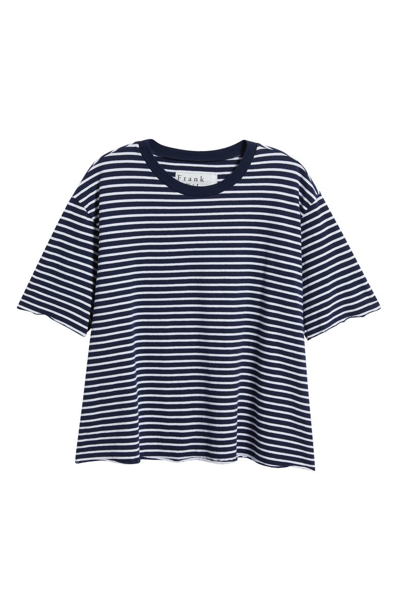 Frank & Eileen Perry Stripe Cotton Crewneck T-Shirt, Alternate, color, Yacht Stripe
