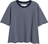 Frank & Eileen Perry Stripe Cotton Crewneck T-Shirt