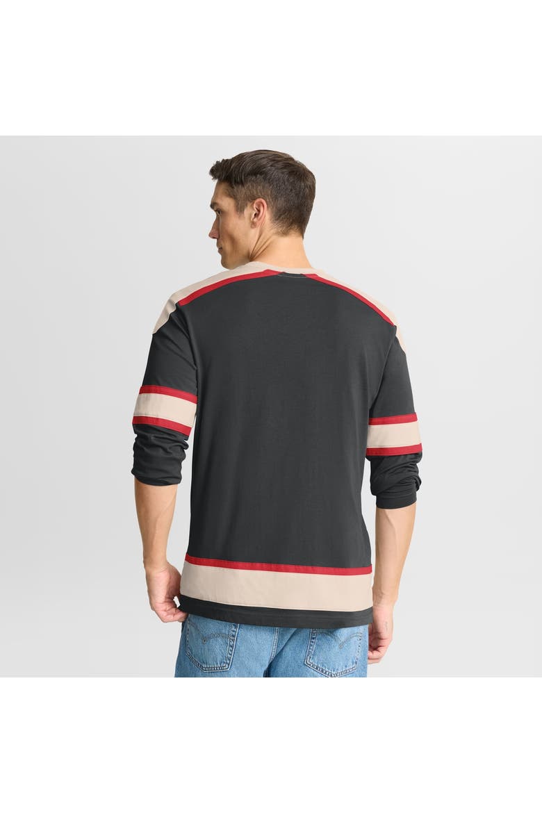 Men's Fanatics Black Vancouver Canucks Vintage Top Shelf Long Sleeve Shirt, Alternate, color, Black