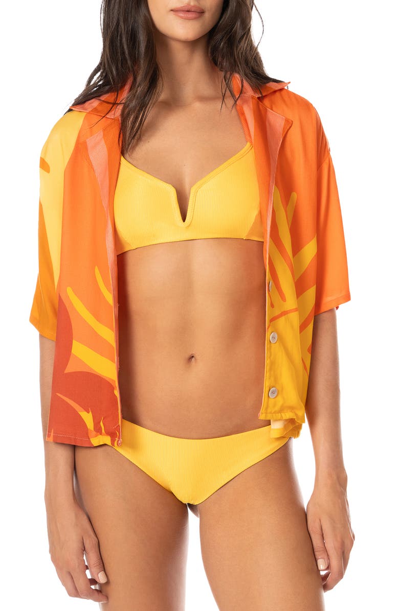 Maaji Instintc Octavia Cover-Up Shirt, Main, color,