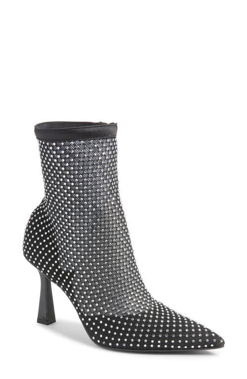 Open Edit Hazley Bootie in Black-Crystal 