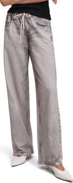 rag & bone rb Miramar Pull-On Wide Leg Cotton Terry Sweatpant Jeans